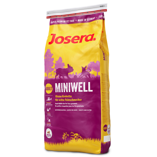 Ekonomipack: 2 x 15 eller 3 x 4 kg Josera hundfoder - Josera Miniwell