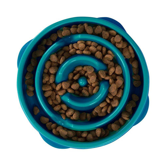 Fun Feeder Slo-Bowl - Large turkos