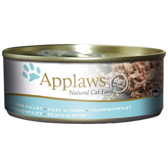 Applaws kattmat i buljong 6 x 156 g - Tonfiskfilé