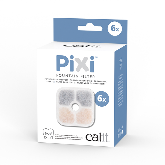 Catit PIXI dricksfontän, rosa - Utbytesfilter (6 st)