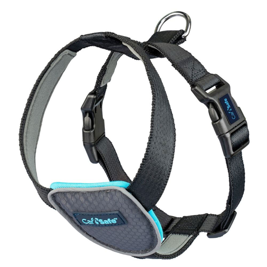 CarSafe resesele, svart - Stl. L: 72 - 90 cm bröstomfång