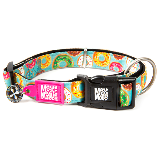 Max & Molly Donuts Smart ID halsband - Stl. XS: 22-35 cm halsomfång, B 10 mm
