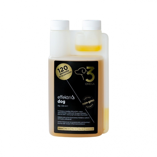 Effektri Dog Omega-3 Olja (500 ml)