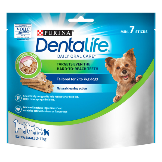 Dentalife tuggpinne Extra Small - 1 påse, 7 st tuggpinnar