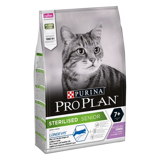 Pro Plan Sterilised Senior 7+ Rich in Turkey 3 kg