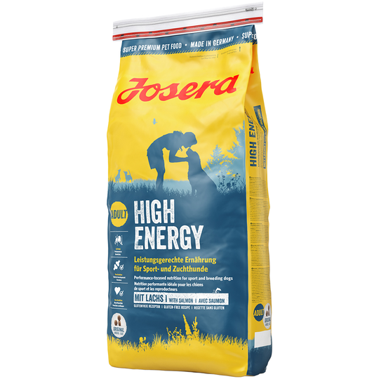 Ekonomipack: 2 x 15 eller 3 x 4 kg Josera hundfoder - Josera High Energy