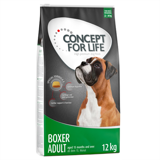 Ekonomipack: 2-4 påsar Concept for Life - Boxer Adult (2 x 12 kg)