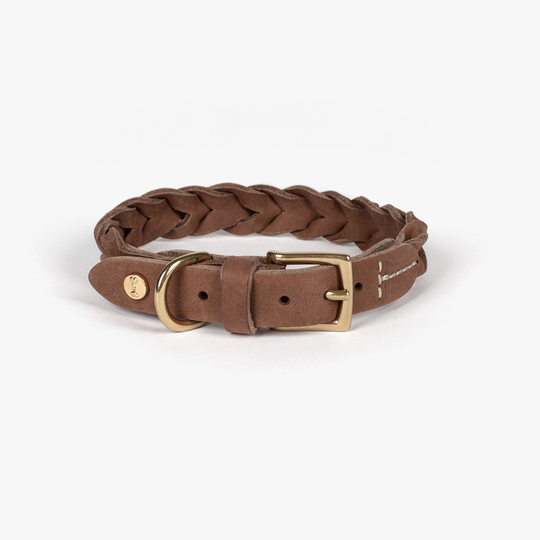 Hundhalsband Stockholm Läder Hazel - Denjo Dogs L