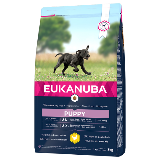 Eukanuba Puppy Large Breed Chicken - Ekonomipack: 2 x 3 kg