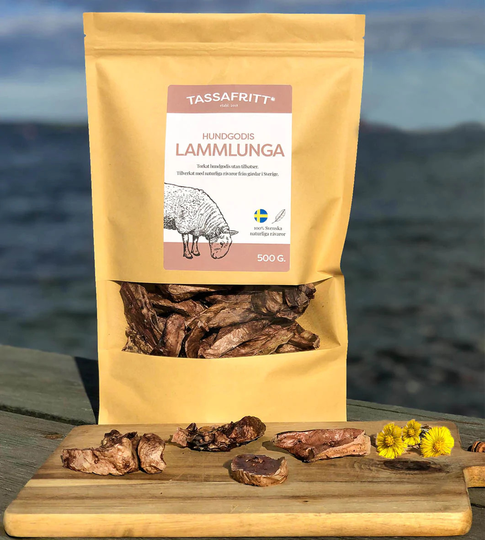 Svenskt Hundgodis Lammlunga - 100 g