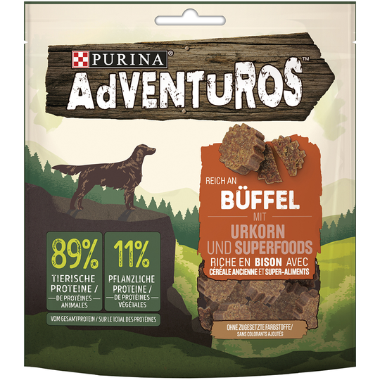 AdVENTuROS Rich in Buffalo & Ancient Grains - 12 x 90 g