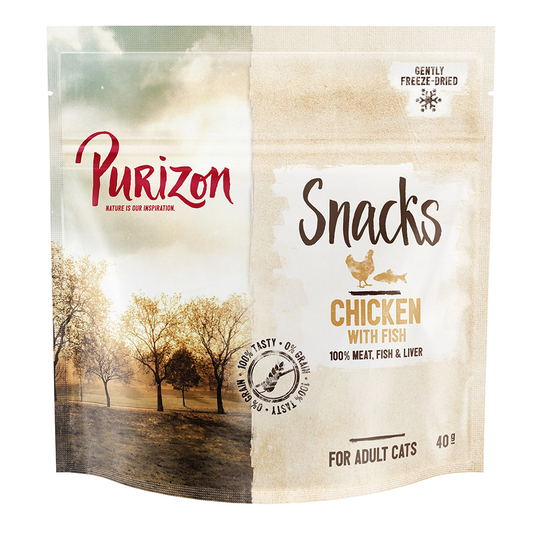 Purizon Snacks Chicken & Fish - Grain Free - 40 g