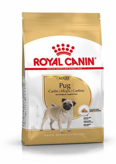 Pug Adult Torrfoder för hund - 1,5 kg