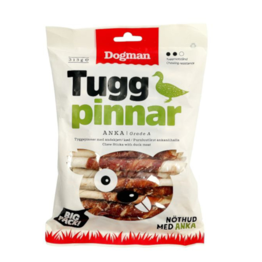 Dogman tuggpinnar - 25 st med anka