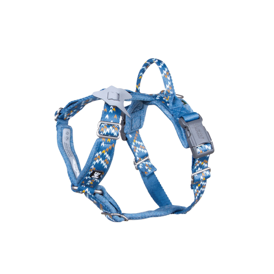 Hurtta Razzle-Dazzle Y-sele - Bilberry (45-55 cm)