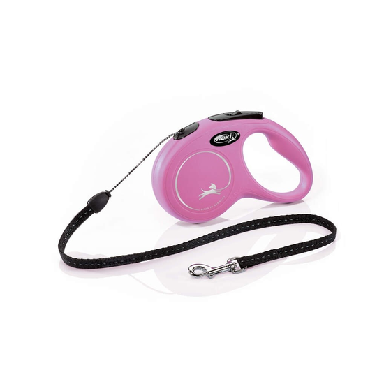 Flexi New Classic S Cord 5m/12kg (Rosa)