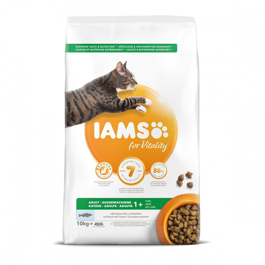Iams Cat Adult Ocean Fish (10 kg)