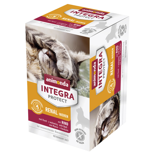 Animonda Integra Protect Adult Renal 6 x 100 g portionsform - Nötkött