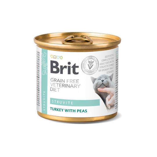 Brit Veterinary Diet Cat Struvite Grain Free 200 g