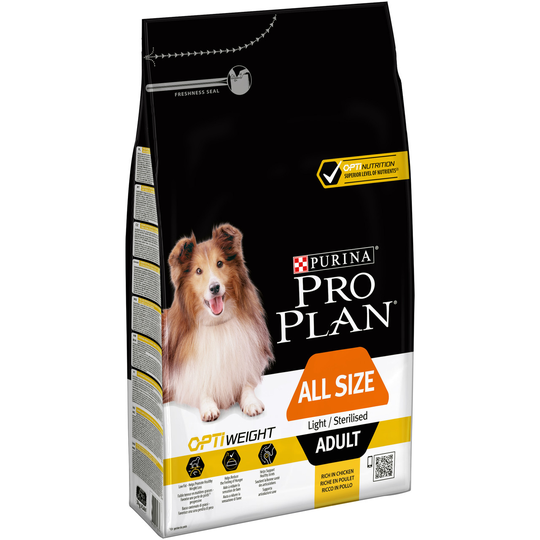 All Sizes Adult OptiWeight Light/Sterilised - 3 kg