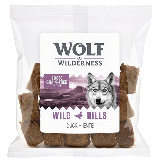 Wolf of Wilderness - Wild Bites Snacks 180 g - Wild Hills - Duck