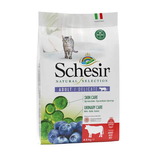 Schesir Natural Selection Adult med nötkött - 4,5 kg