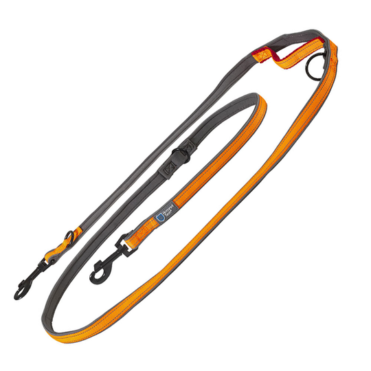 ArmoredTech Dog Control orange koppel - 220 cm långt, 20 mm brett