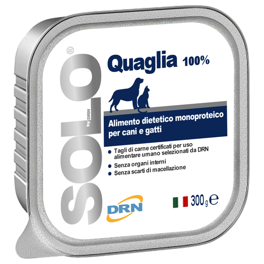 Solo Vaktel Monoprotein Våtfoder - 300 g