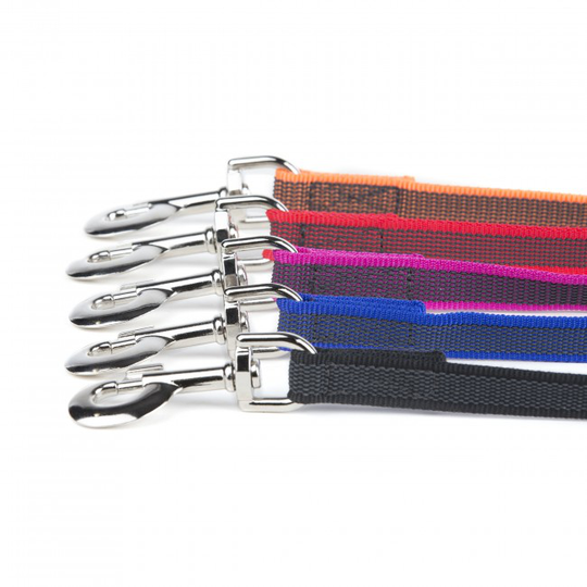 Julius-K9 Color & Gray® 20 mm Super-grip Koppel med handtag - 2 m (Svart)