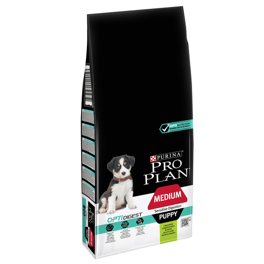 Pro Plan Medium Puppy Lamb & Rice OPTIDIGEST - Ekonomipack: 2 x 12 kg