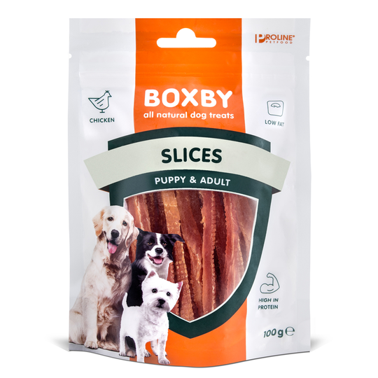 Boxby hundgodis till sparpris! - Chicken Slices 100 g