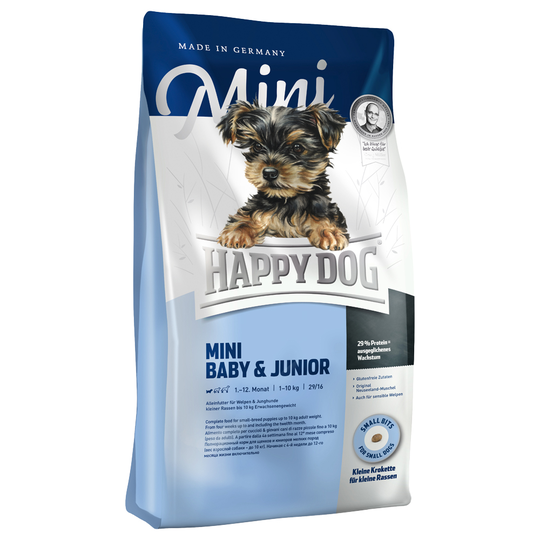 Happy Dog Supreme Mini Baby & Junior - Ekonomipack: 2 x 4 kg