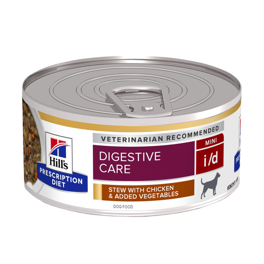 Prescription Diet i/d Digestive Care Mini Stew Kyckling & Grönsaker - 24 st x 156 g