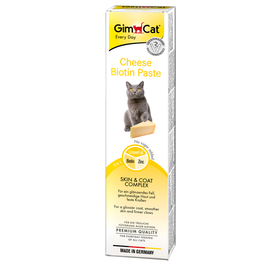 GimCat Cheese Biotin Paste - Ekonomipack: 2 x 200 g