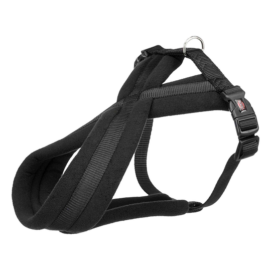 Trixie Premium Touring sele, svart - Stl. M-L: 50-90 cm bröstomfång