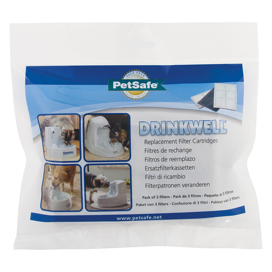 PetSafe® Drinkwell® Original dricksfontän - Ersättningsfilter (3 st)