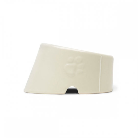 Scruffs Icon Lutande Matskål Keramik 18 cm (Gräddvit)