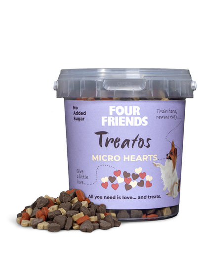 Treatos Micro Hearts Hundgodis - Micro Hearts