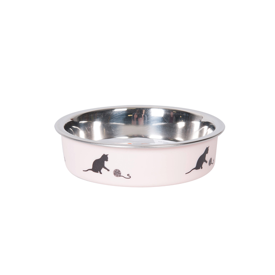 Karlie Ascar kattskål - 160 ml, Ø 10 cm, rosa