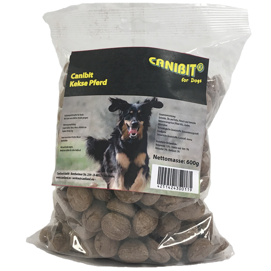 Caniland kex med häst - 3 x 600 g