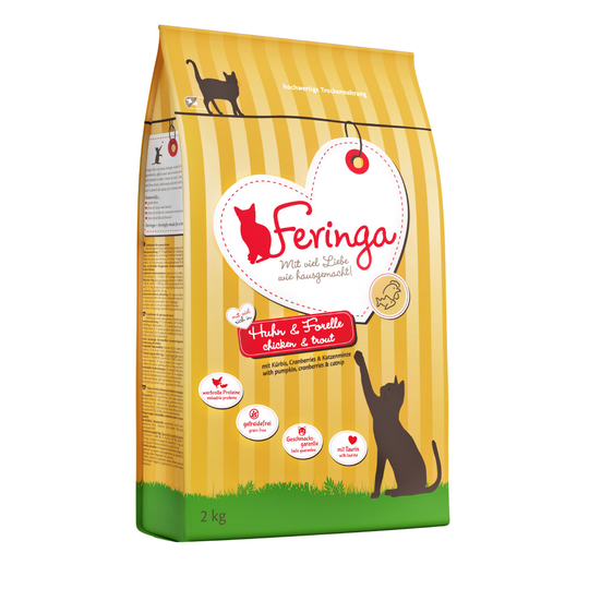 Ekonomipack: Feringa torrfoder 3 x 2 kg - Kyckling & öring