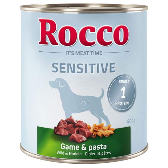 Rocco Sensitive 6 x 800 g - Vilt & pasta