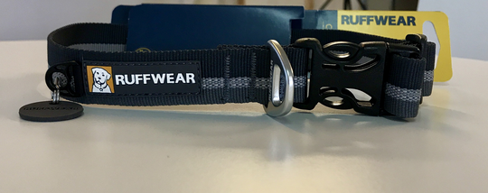 Ruffwear - Reflekterande Hundhalsband - Crag™- Twilight Gray (M = 36-51 cm)