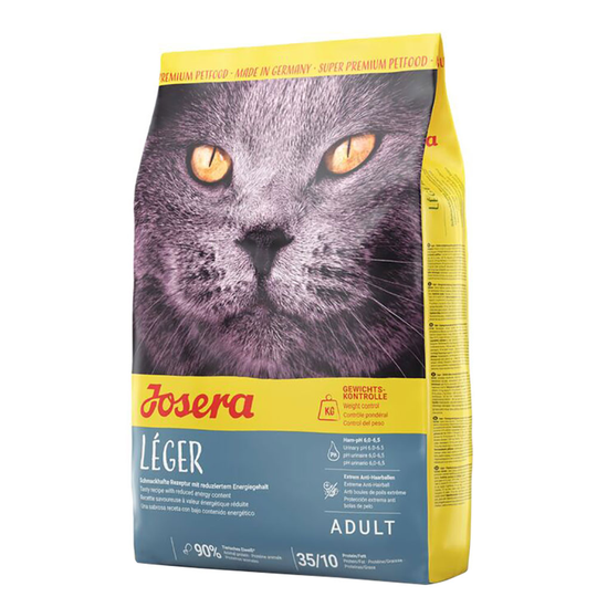 Ekonomipack: 2 x 2 kg Josera kattfoder Léger