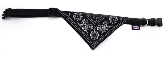 Record - Halsband - Bandana - Svart (XL)
