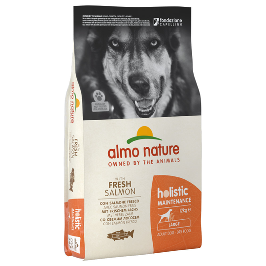 Almo Nature Holistic Adult Large Lax & ris - Ekonomipack: 2 x 12 kg