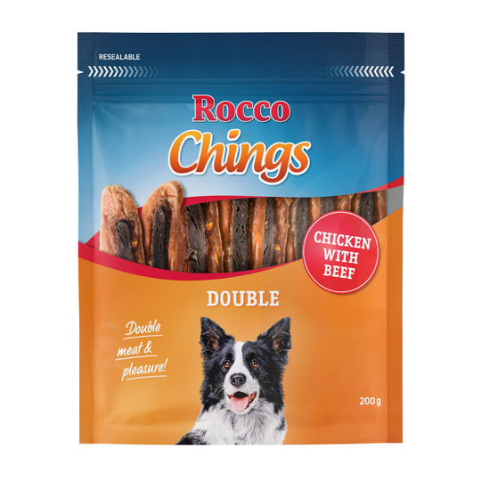 Rocco Chings Double Kyckling & nötkött 200 g