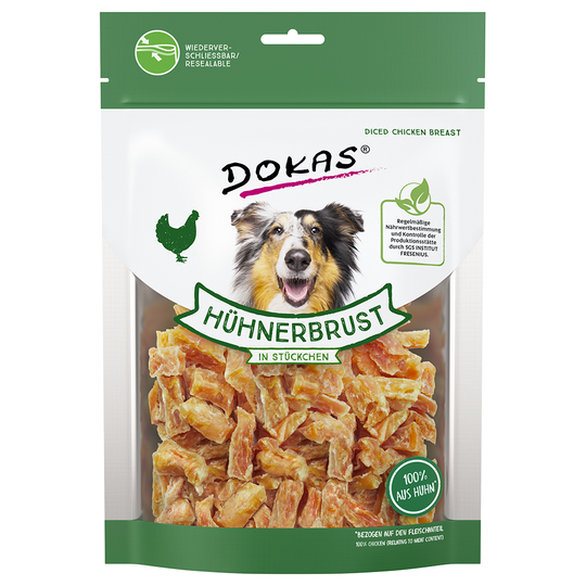 Dokas kött i bitar - 200 g (kycklingbröst i bitar)