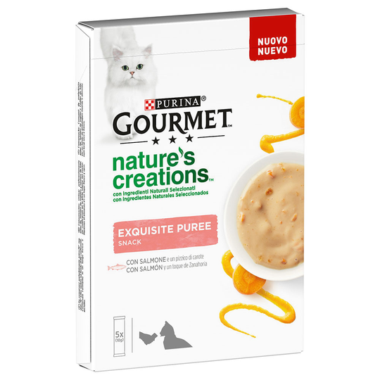 Gourmet Nature's Creations Snack 5 x 10 g - Salmon & Carrots