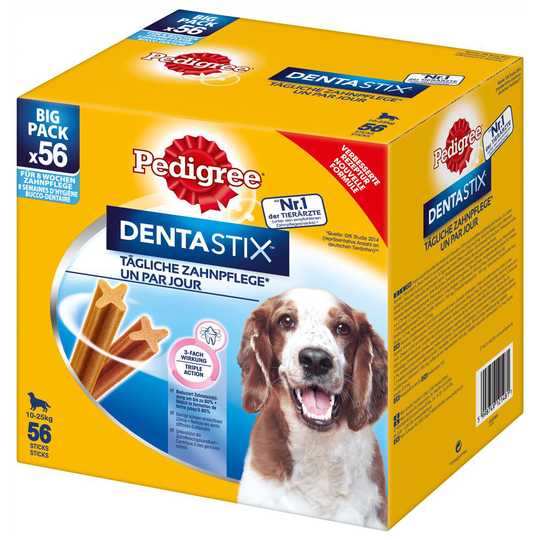 Storpack! 168 x Pedigree Dentastix Daily Oral / Fresh - Daily Oral x 112 st + Fresh x 56st Large (>25 kg)